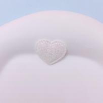 10pcs 15 Colors Bling Heart Applique Padded Patches DIY Headwear Hair Clips Decor Clothes Hat Crafts Sewing Supplies balta