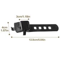 Bicycle tail light strap base bicycle light base clip Fixing Strap Silicone Light Mount Band Taillight Mount juoda