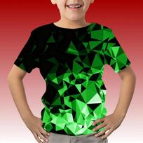 Children's Clothing Tshirt for Kids Boys 3 to 14 Gradient Geometry 3D Print Short-Sleeved T-Shirts Boy Casual Top Kids' T-Shirt 170