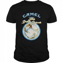 Camel Rockband The Snow Goose Marškinėliai Klasikiniai Juodi Unisex S-5XL E1964 M