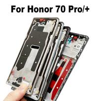 6.78  For Huawei Honor 70 Pro + Plus Middle Frame Front Bezel Housing Lcd Supporting Holder Rear Plate Chassis FNE-AN00 FNE-NX9 Honor 70 pro Black