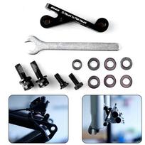 Bicycle Brake Caliper Mounting Adapter Bike Disc Brake IS to Flat Mount Adapter
