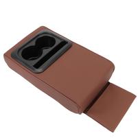 Car Armrest Cushion Box with Cup Holder Hand Elbow Support Arm Rest Storager Box Auto Accessories Anti-fatigue ruda