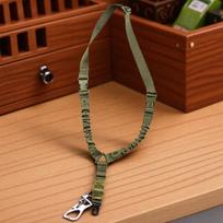 Outdoor Tactical Sling Rope Multifunctional Life-saving Harness Rope for Hunting Adventures Adjustable Stretching Safety Gear žalia
