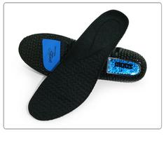 Unisex Popcorn PU Shock Absorption Insoles - Cuttable, Long-Standing Comfort 43-46 juoda