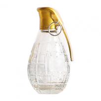 120ml Whiskey Decanter Small Glass Whiskey Bottle For Bourbon Brandy Liquor Rum Clear Drinking Mini Bottle Party Bar Accessries