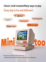 Divoom MiniToo Retro Bluetooth Speaker with Smart Pixel Screen CN plug (adapter included)