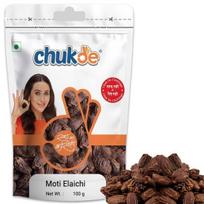Chukde Moti Elaichi, Big Black Cardamom Whole Spices, 100g