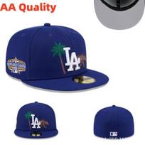 American Baseball Flat Brim Cap – LA Dodgers, NY Yankees, BOS Sox Embroidered Design, All Sizes 7 1/8 blue