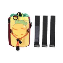 Bicycle Handlebar Water Bottle Bag Quick Access Storage Pouch for Mountain Road Bikes Cycling Gear Durable Waterproof yellow