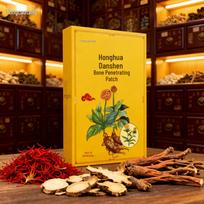 Tong Cao Tang žolelių infuzuoti skausmo malšinimo pleistrai kaklo, juosmens, kelių ir sąnarių sričiai. yellow