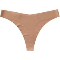 One-piece seamless thong low waist ice silk sexy underwear European and American sports comfortable breathable quick-drying thong S