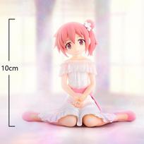 PMMM Anime Figure Kaname Madoka Action Figure sitting posture Akemi Homura figurine two statue set PVC model ornament gifts 10cm 10CM