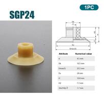 5Pcs Manipulator Bag-Opening Vacuum Sucker Sgp15/20/24/30/40 Pneumatic Components For Industrial Accessories brown 20 5pcs