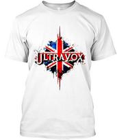 Nauja! Populiarus Ultravox Angliškas Glam Synth Post Muzikos Retro Grafinis Marškinėlis S-4XL XXXXL black