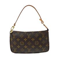 [Pre-Owned] Pochette Monogram Zip Closure PVC Handbag - Very Good #12Y7Q5D ONE SIZE