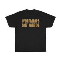 Wolfman's Got Nards Funny Werewolf T-Shirt L