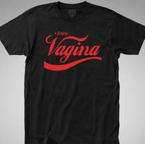I ENJOY VAGINA Men's Tee T-SHIRT Funny Cool Coke coca cola Like College Red M