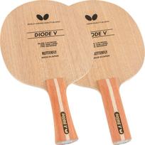 Butterfly Table Tennis Diode Suitable for Large 36964 Racket, V, Shakehand, Defensive, 5-ply wood, Straight, Balls,