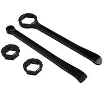Padangų laužtuvas svirtis įrankis šaukštas Motociklo padangų keitimo rinkinys Raktų rinkinys 10MM 0.39in 13MM 0.51in 22MM 0.87in 27MM 1.06in 32MM black