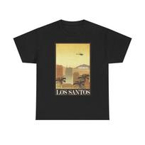 Men's and Women's T-shirts Los Santos GTA Graphic XL