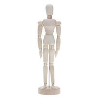 Soldier Miniature Figurines Handcraft Human Body Ornaments Flexible Non-slip Handmade Cartoon Art Sketch Painting Tools (WHITE,11.4cm) balta