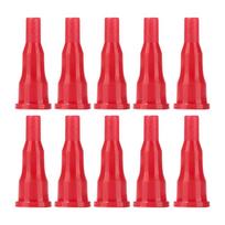 10Pcs Butane Nozzle Adapter Reusable Butane Cassette Gas Tank Adapter Universal Butane Gas Converter for Lighter Spray Gun Fill raudona