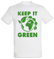 Keep It Green T-Shirt Save The World Energy Global Warming Vegan Vegetarian 3XL