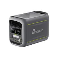 FOSSiBOT F1800 Portable Power Station – 1024Wh Capacity – 1800W AC OUT – LiFePO4 Battery – Adjustable Charging Power (200-1000W) – UPS <10ms – 7 Ports pilka