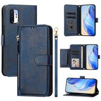 Compatible with Note 20 Ultra Note 10 Plus 9 8 Wallet Case with Card Slot Zipper Flip Folio with Lanyard Strap Kickstand Cover For Galaxy Note 10