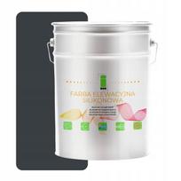 Farba elewacyjna silikonowa fasadowa szara grafitowa 7016 premium delux 10l
