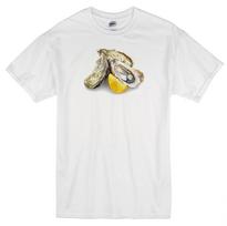 OYSTERS FRESHLY SHUCKED RAW RED LOBSTER SEAFOOD RESTAURANT WHITE T-shirt Tops Tees Unisex 2XL beige