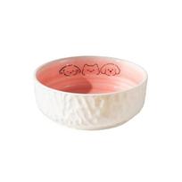 Ceramic Elevated Cat Bowl Anti-Vomiting Raised Pet Feeder Cat Feeding Station  Pet Supplies Pink Style C
