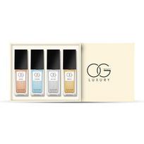 OG BEAUTY LUXURY Kvepalų rinkinys vyrams - 4 unikalūs kvapai, ilgai išliekantys, universalūs, meistriški deriniai, patogus kelionėms - po 15 ml
