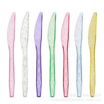 Bride-To-Be Rose Gold Themed Decorative Party Supplies Set Bachelorette Party Venue Arrangement Paper Plates Paper Cups transparent pink knife 10pcs