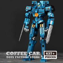 Building Blocks Mech Robot Model Poseable Joints Heavy Mecha Warrior MOC Bricks Children Toys Film Battle Ready Armor Kids Gifts