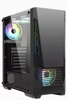 Korpusas GOLDEN TIGER Buffalo M730i, ATX/micro ATX, juodas, Midi Tower
