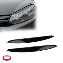 Priekinių Žibintų Apdailos komplektas skirtas VW Golf MK6 (08-13), juodos blizgios