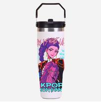 30 oz Mielas K-Pop Demonas Medžiotojas Nerūdijančio Plieno Vakuuminis Puodelis Karštas Šaltas 6-12 Valandų Išlaikymas Ekologiškas Be BPA Didelis Automobilio Laikiklis Buteliukas Vaikų Dovana