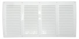 Aliumininės ventiliacijos grotelės, 100 x 200 mm, baltos