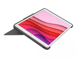 LOGITECH Combo Touch, skirta iPad 10 kartai – Oksfordo pilka (prancūziška klaviatūra)