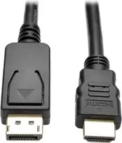 Tripp Lite P582-006-V2-ACT DisplayPort 1.2 auf aktives HDMI-Adapterkabel - DP mit Verriegelungen auf HDMI (Stecker/Stecker) - UHD 4K - 1,83 m (P582-00
