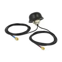 NAVILOCK Multiband GPS GSM UMTS LTE SMA 2-5 dBi Antenna 2x2m RG-174 Omnidirectional Roof Mount Outdoor