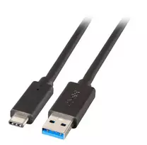 EFB Elektronik USB 3.2 Gen 1 SuperSpeed laidas, Type-A kištukas – Type-C kištukas, 3A, 5Gbit/s, 0,5 m, juodas