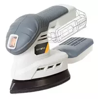 Batavia 18V belaidis detaliam šlifavimui skirtas šlifuoklis (tik korpusas) - Maxxpack 18V platforma, delta šlifavimo padėklas, Velcro, dulkių ištraukimas, minkšta rankena