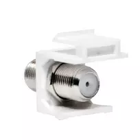 LogiLink Keystone In-Line Coupler F Socket to F Socket 75 Ohm Baltas