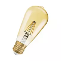 OSRAM LED lempa 6.5W 725lm 2400K E27 Dimmable Filament Gold