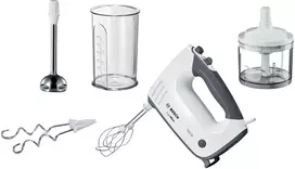 Bosch MFQ37480 ErgoMixx rankinis plaktuvas, 750 W, baltas/pilkas