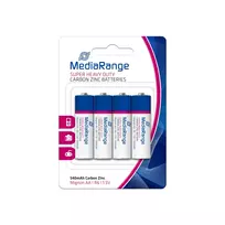 MEDIARANGE MRBAT144 Anglies-Cinko AA Baterija 1.5V 4 vnt. pakuotė