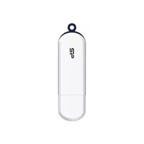 Silicon Power Blaze B32 USB Flash Drive 128GB USB 3.2 Gen 1 White Navy Blue Trim